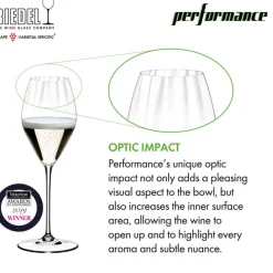 37.5 cl - Riedel Performance Calice Degustazione in Vetro - Set 2 Pezzi