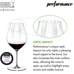 83 cl - Riedel Performance Calice Vino Rosso in Vetro - Set 2 Pezzi