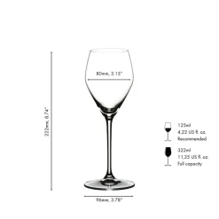 32.2 cl - Riedel Prosecco Calice Flute In Vetro Set 4 Pz