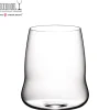 67 cl - Riedel Steamless Wings Calice Vino Rosso Cabernet in Vetro - Set 2 Pezzi