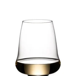 42 cl - Riedel Steamless Wings Calice Vino Bianco Riesling in Vetro - Set 2 Pezzi
