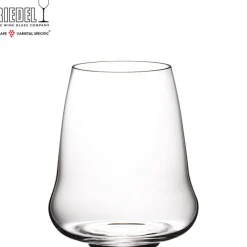 42 cl - Riedel Steamless Wings Calice Vino Bianco Riesling in Vetro - Set 2 Pezzi