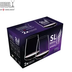62 cl - Riedel Steamless Wings Calice Vino Rosso in Vetro - Set 2 Pezzi