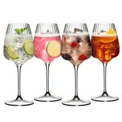 55 cl - Riedel Summer Drinks Calice Cocktail Spritz In Vetro Set 4 Pz