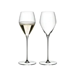 32.7 cl - Riedel Veloce Calice Flute in Vetro - Set 6 Pezzi