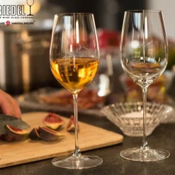 44 cl - Riedel Veritas Calice Vino Bianco Sauvignon Blanc in Vetro Soffiato - Set 2 Pezzi