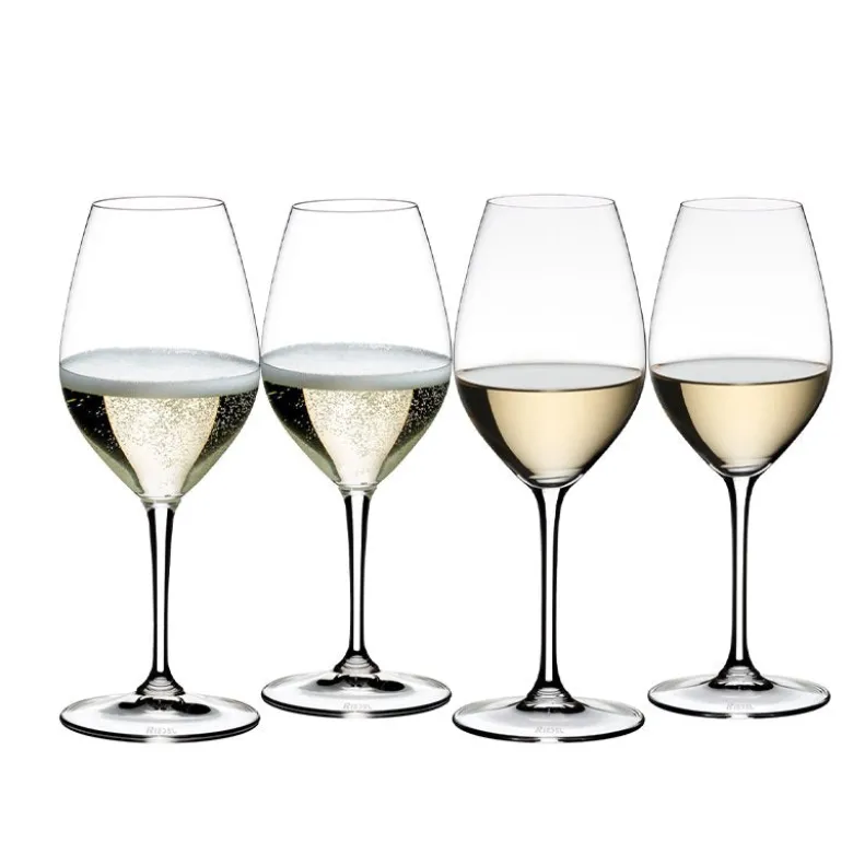 44 cl - Riedel Wine Friendly Calice Multiuso in Vetro - Set 4 Pezzi