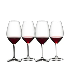66.7 cl - Riedel Wine Friendly Calice Vino Rosso in Vetro - Set 4 Pezzi