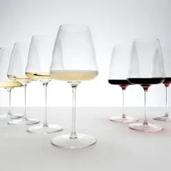 74.2 cl - Riedel Winewings Calice Degustazione Champagne In Vetro - Set 2 Pz