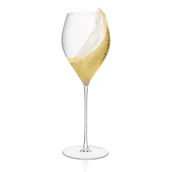 29 cl - Rona Arte Calice Flute Champagne In Vetro Trasparente Set 2 Pz