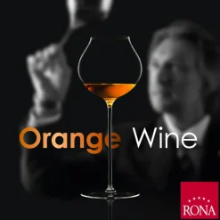 46 cl - Rona Umana Calice Degustazione Orange Wine in Vetro - Set 6 Pezzi