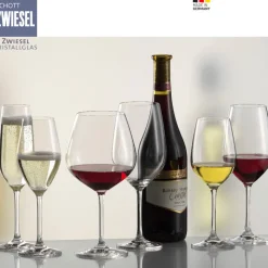 64 cl - Schott Zwiesel Vina Calice Vino Rosso Bordeaux in Vetro - Set 6 Pezzi