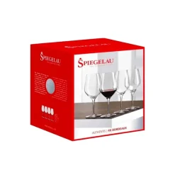 65 cl - Spiegelau Authentis Calice Vino Rosso Bordeaux in Vetro - Set 4 Pezzi