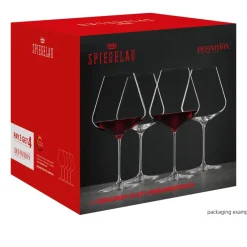96 cl - Spiegelau Definition Calice Vino Rosso Burgundy In Vetro Cristallino - Set 4 Pz
