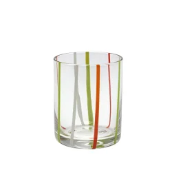 37.5 cl - Stick Bicchiere Acqua In Vetro Soffiato A Bocca Set 6 Pz