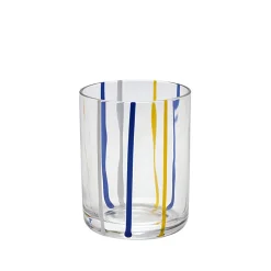 37.5 cl - Stick Bicchiere Acqua In Vetro Soffiato A Bocca Set 6 Pz