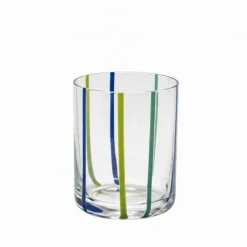 37.5 cl - Stick Bicchiere Acqua In Vetro Soffiato A Bocca Set 6 Pz
