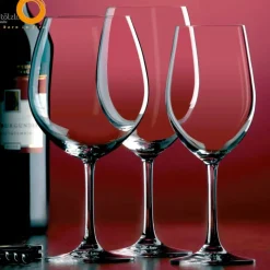 77 cl - Stolzle Lausitz Classic Long Life Calice Vino Rosso Burgundy in Vetro - Set 6 Pezzi