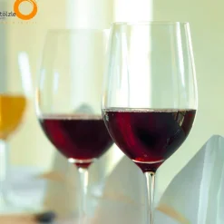 77 cl - Stolzle Lausitz Classic Long Life Calice Vino Rosso Burgundy in Vetro - Set 6 Pezzi