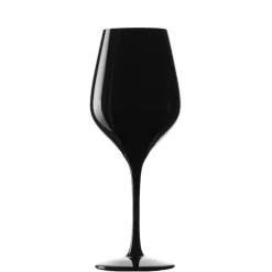 35 cl - Stolzle Lausitz Exquisit Black Calice Vino Degustazione - Set 6 Pz