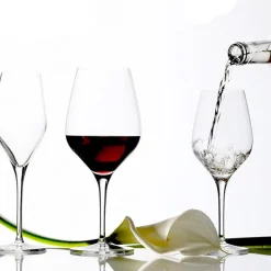 65 cl - Stolzle Lausitz Exquisit Calice Vino Rosso Burgundy in Vetro - Set 6 Pezzi