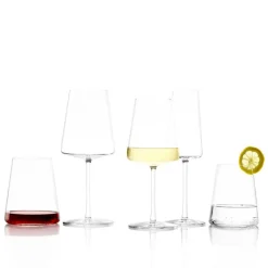 38 cl - Stolzle Lausitz Power Bicchiere Vino Bianco in Vetro - Set 6 Pezzi