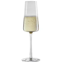 23.8 cl - Stolzle Lausitz Power Calice Flute in Vetro - Set 6 Pezzi