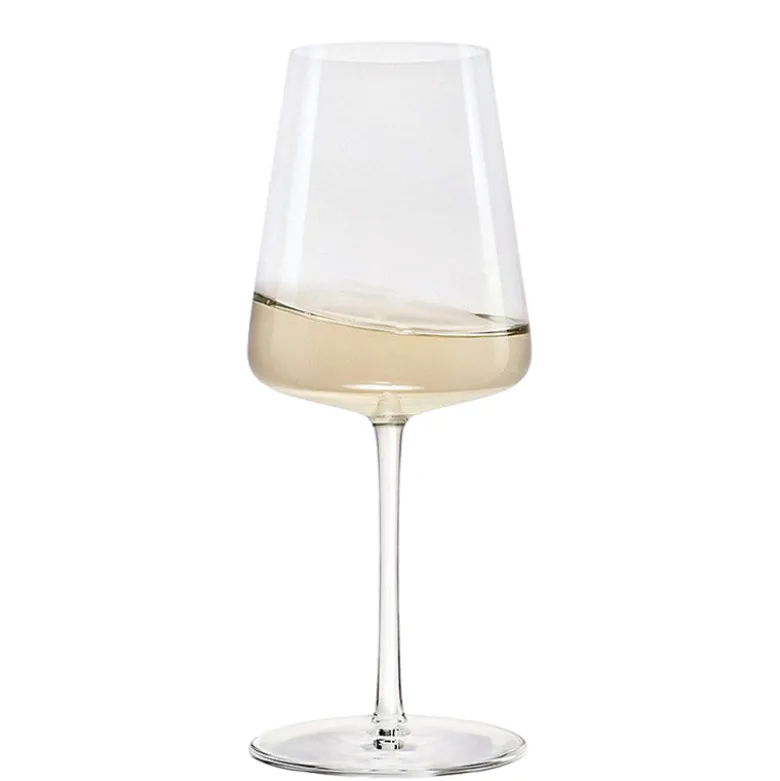 40.2 cl - Stolzle Lausitz Power Calice Vino Bianco in Vetro - Set 6 Pezzi