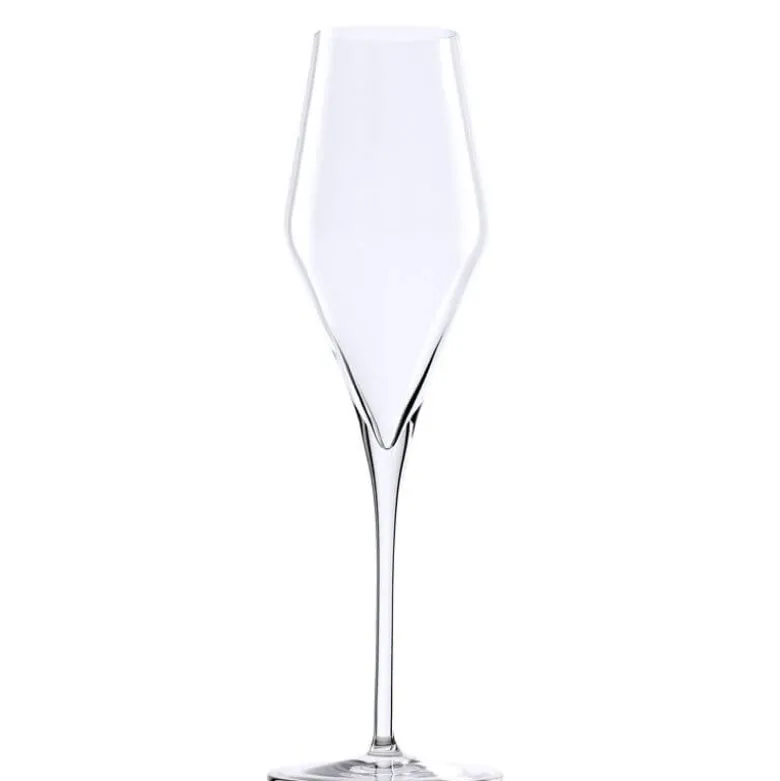 29.2 cl - Stolzle Lausitz Quatrophil Calice Flute in Vetro - Set 6 Pezzi