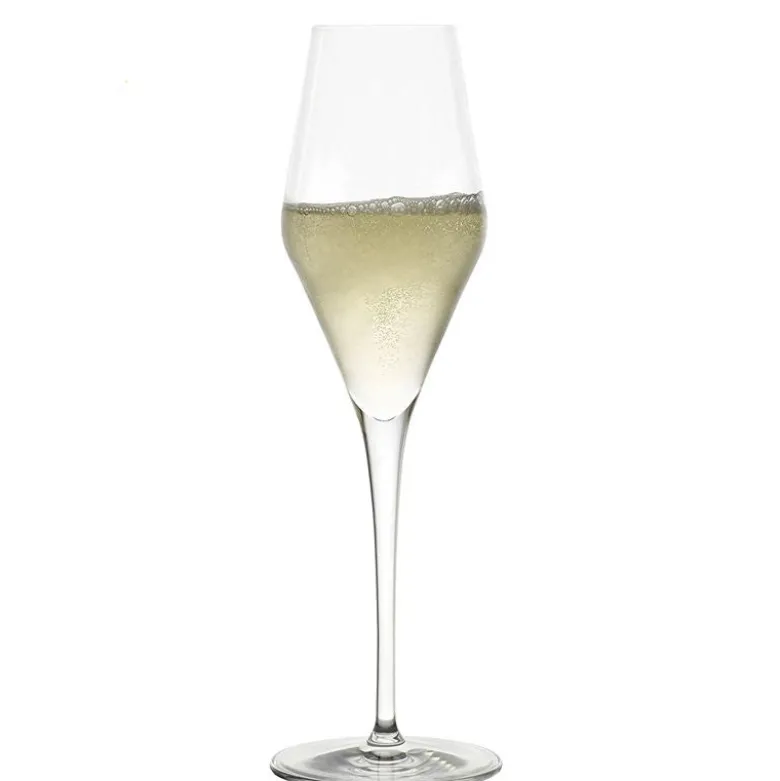 29.2 cl - Stolzle Lausitz Quatrophil Calice Flute in Vetro - Set 6 Pezzi