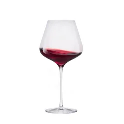 70.8 cl - Stolzle Lausitz Quatrophil Calice Vino Rosso Burgundy in Vetro - Set 6 Pezzi