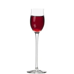 6.5 cl - Stolzle Lausitz Quatrophil Calice Liquore in Vetro - Set 6 Pezzi