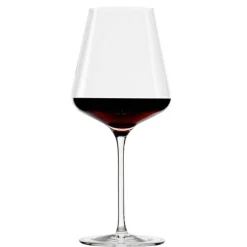 64.5 cl - Stolzle Lausitz Quatrophil Calice Vino Rosso Bordeaux in Vetro - Set 6 Pezzi