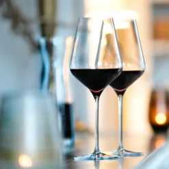 56.8 cl - Stolzle Lausitz Quatrophil Calice Vino Rosso in Vetro - Set 6 Pezzi