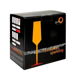 20 cl - Stolzle Lausitz Revolution Calice Flute in Vetro - Set 6 Pezzi