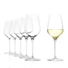 41 cl - Stolzle Lausitz Starlight Calice Vino Bianco in Vetro - Set 6 Pezzi
