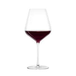 82 cl - Stolzle Lausitz Starlight Calice Vino Rosso Burgundy in Vetro - Set 6 Pezzi