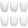 30 cl - Villa D'Este Geometrie Bicchiere Acqua in Vetro - Set 6 Pezzi