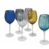 30 cl - Villa D'Este Shiraz Calice Acqua in Vetro - Set 6 Pezzi