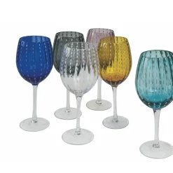 30 cl - Villa D'Este Shiraz Calice Acqua in Vetro - Set 6 Pezzi