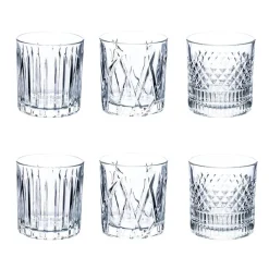 31 cl - Villa D'Este Vintage Bicchiere Acqua in Vetro - Set 6 Pezzi