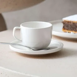 15 cl - Villeroy & Boch Afina Tazzina Tè In Porcellana - Set 6 Pz
