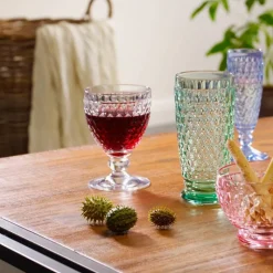 20 cl - Villeroy & Boch Boston Calice Vino Rosso in Vetro - Set 4 Pezzi