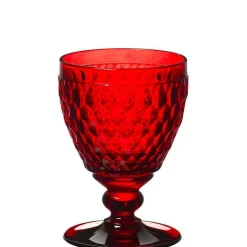 20 cl - Villeroy & Boch Boston Calice Vino Rosso in Vetro - Set 4 Pezzi