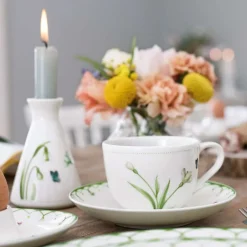 15 cl - Villeroy & Boch Colorful Spring Vaso Candeliere In Porcellana Premium