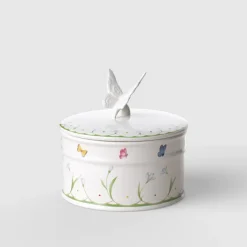 140 cl - Villeroy & Boch Colorful Spring Barattolo Rotondo In Porcellana Premium