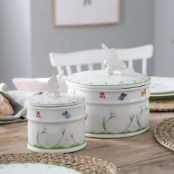 140 cl - Villeroy & Boch Colorful Spring Barattolo Rotondo In Porcellana Premium