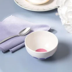 22 cl - Villeroy & Boch Fleur Ciotola In Porcellana Premium - Set 4 Pz