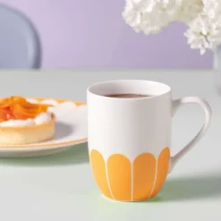 29 cl - Villeroy & Boch Fleur Tazza Cappuccino In Porcellana Premium Set 6 Pz
