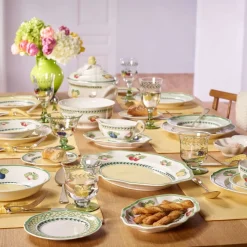 30 cl - Villeroy & Boch French Garden Fleurence Salsiera In Porcellana Premium